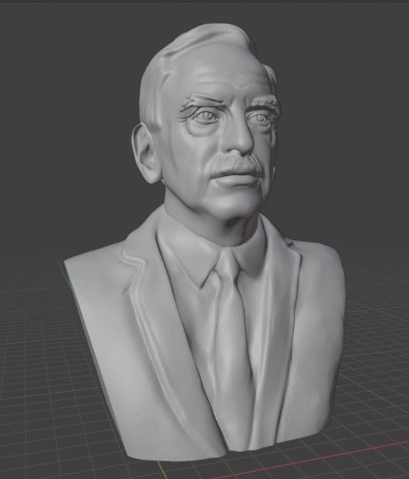 Otto Hahn 3D print model_13
