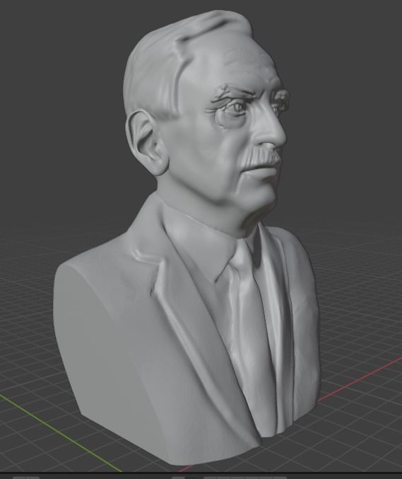 Otto Hahn 3D print model_14
