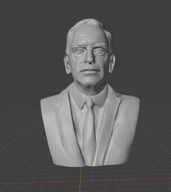 Otto Hahn 3D print model_11