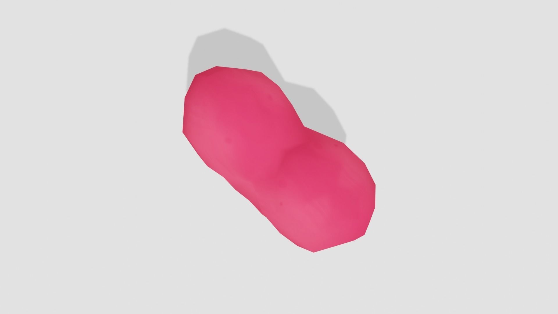 Heart Simple - Hand Painted Free 3D model_1