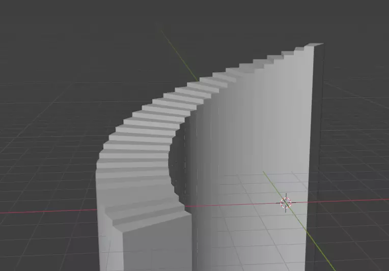 Low Poly Stairs Free low-poly 3D model