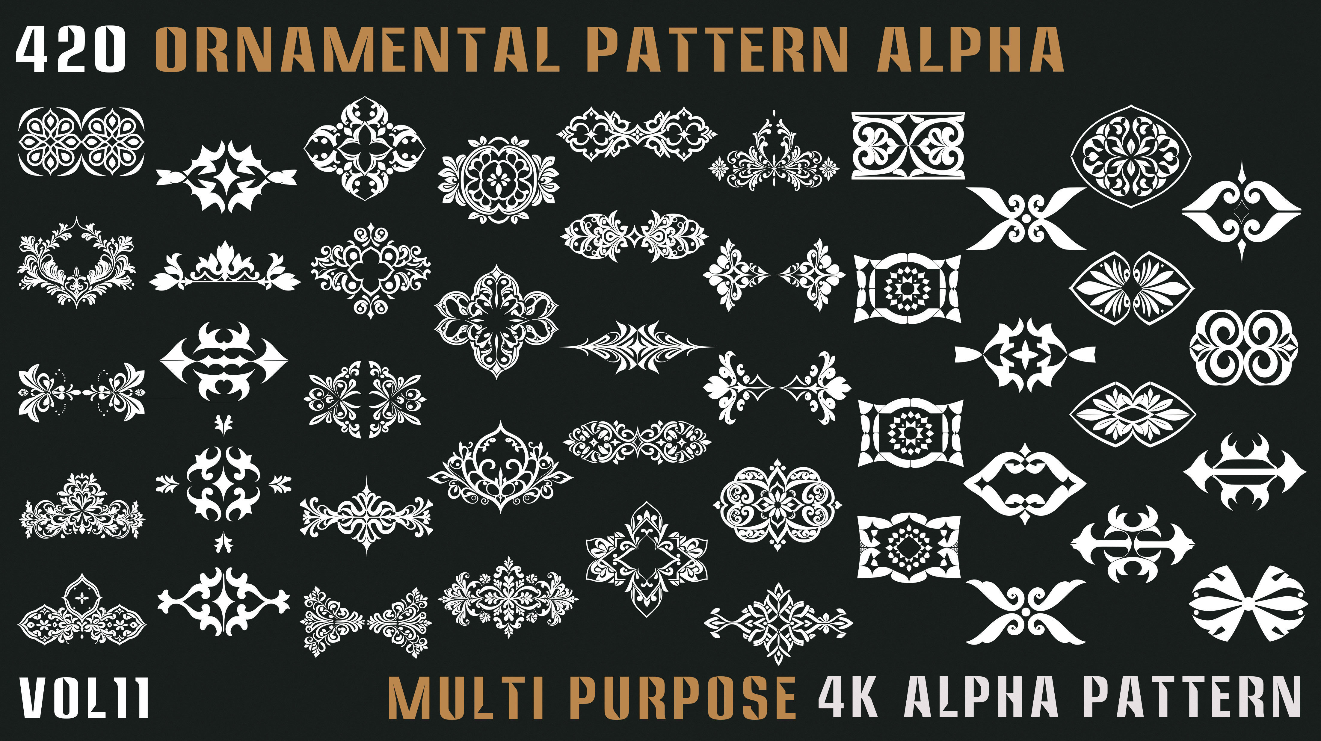 420 Ornamental Alpha Pattern-Vol11 Texture_10