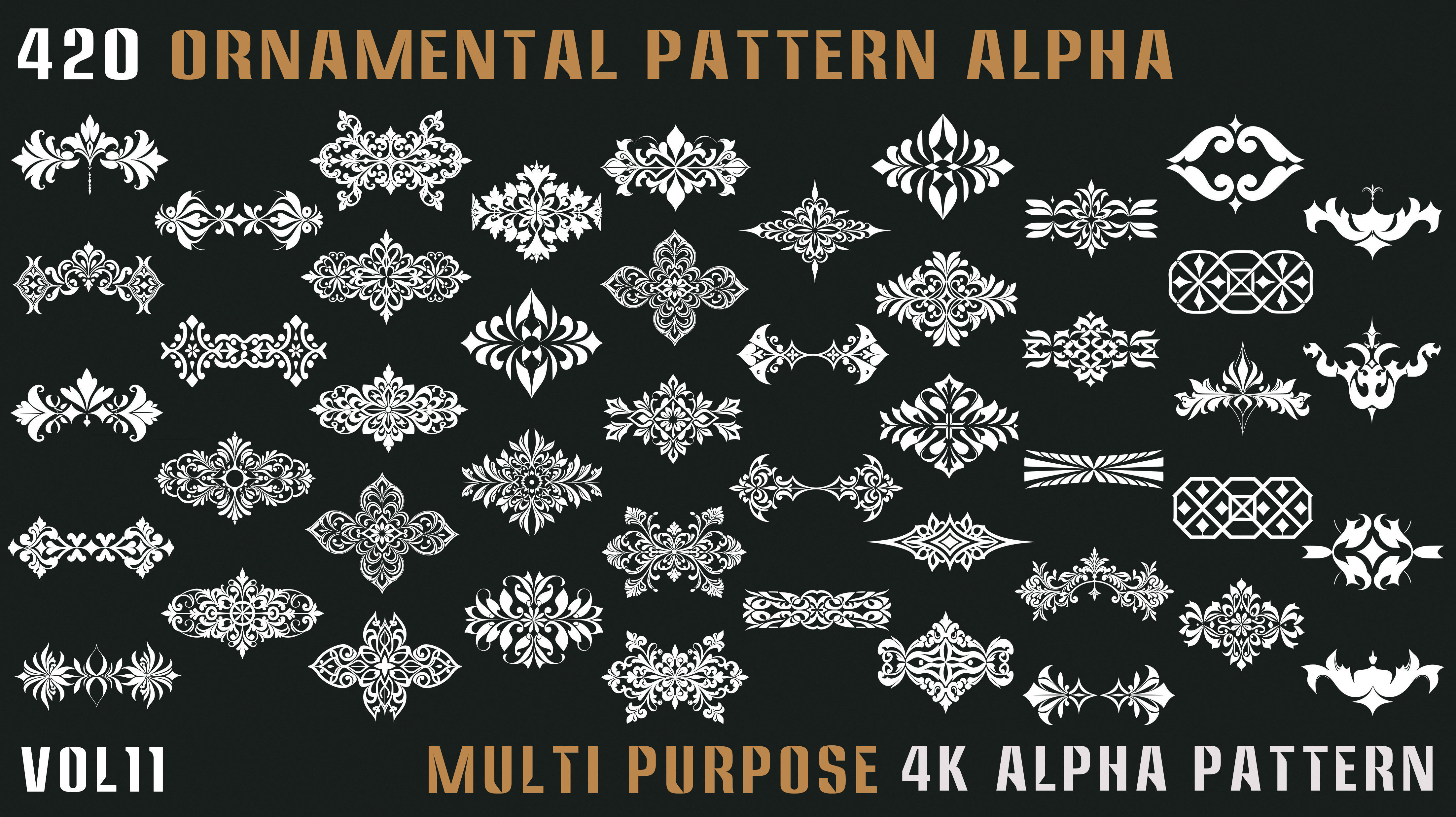 420 Ornamental Alpha Pattern-Vol11 Texture_9