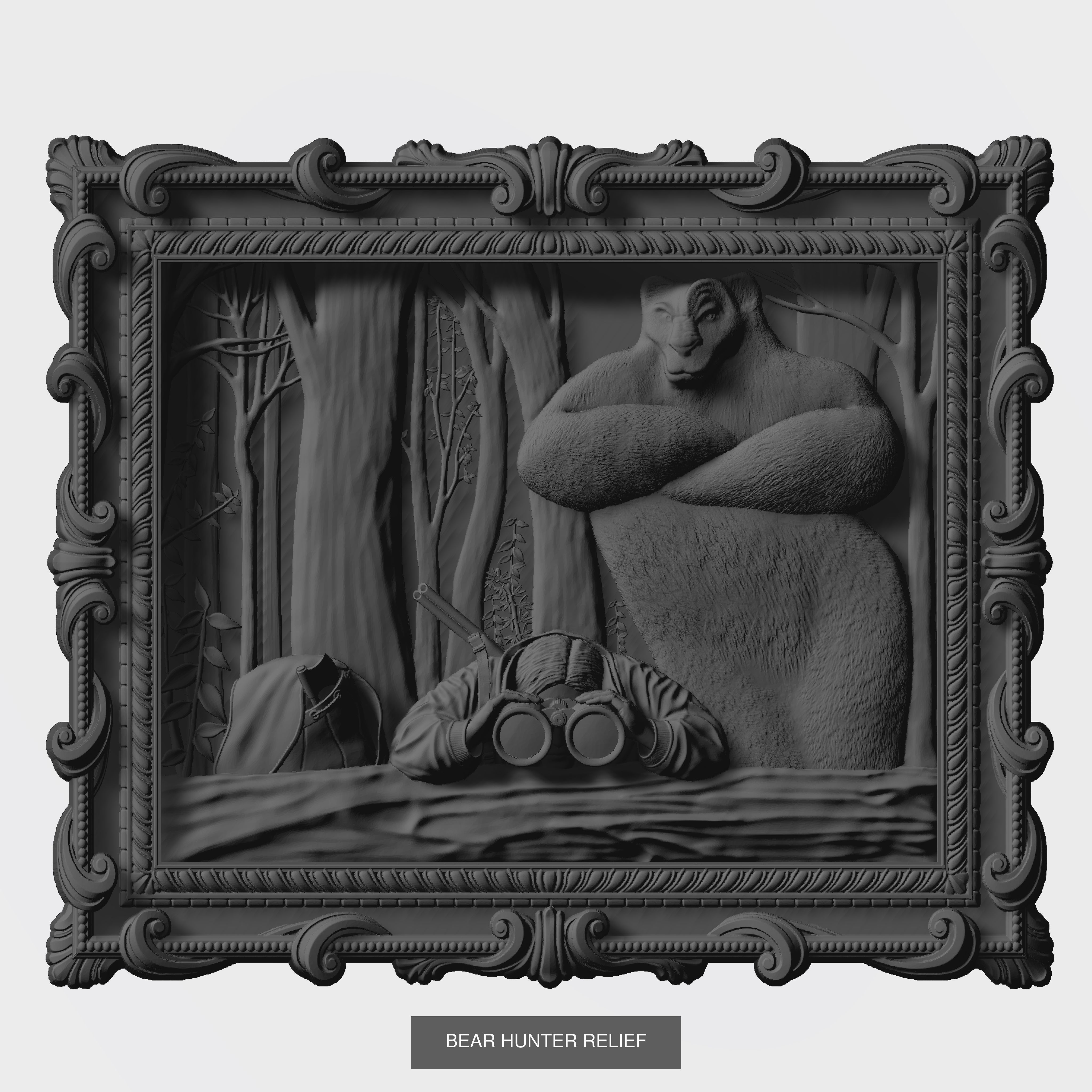 RELIEF DECOR AS A COLLECTIVE 3D Model Collection_6