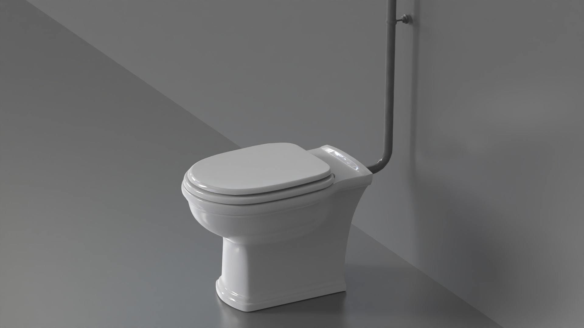 WC23 Toilet 3D model_9