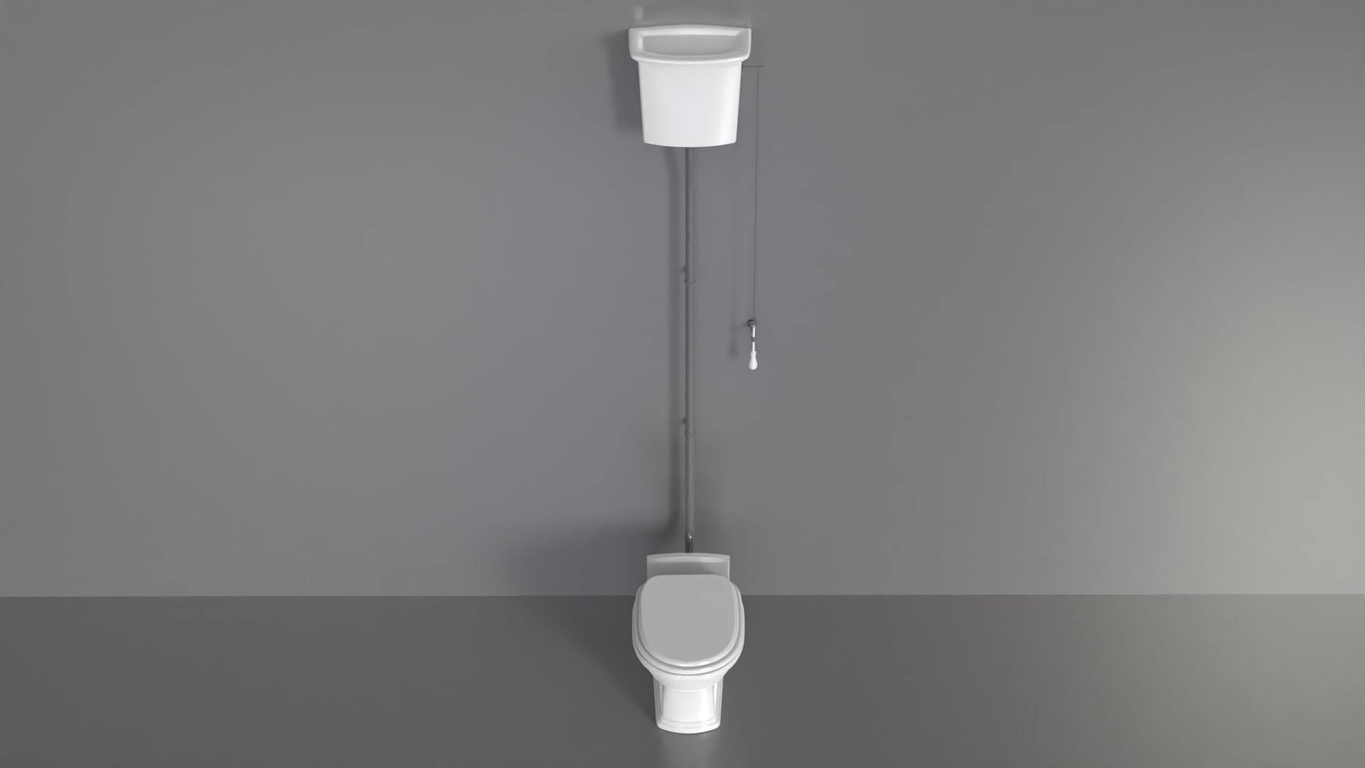 WC23 Toilet 3D model_2