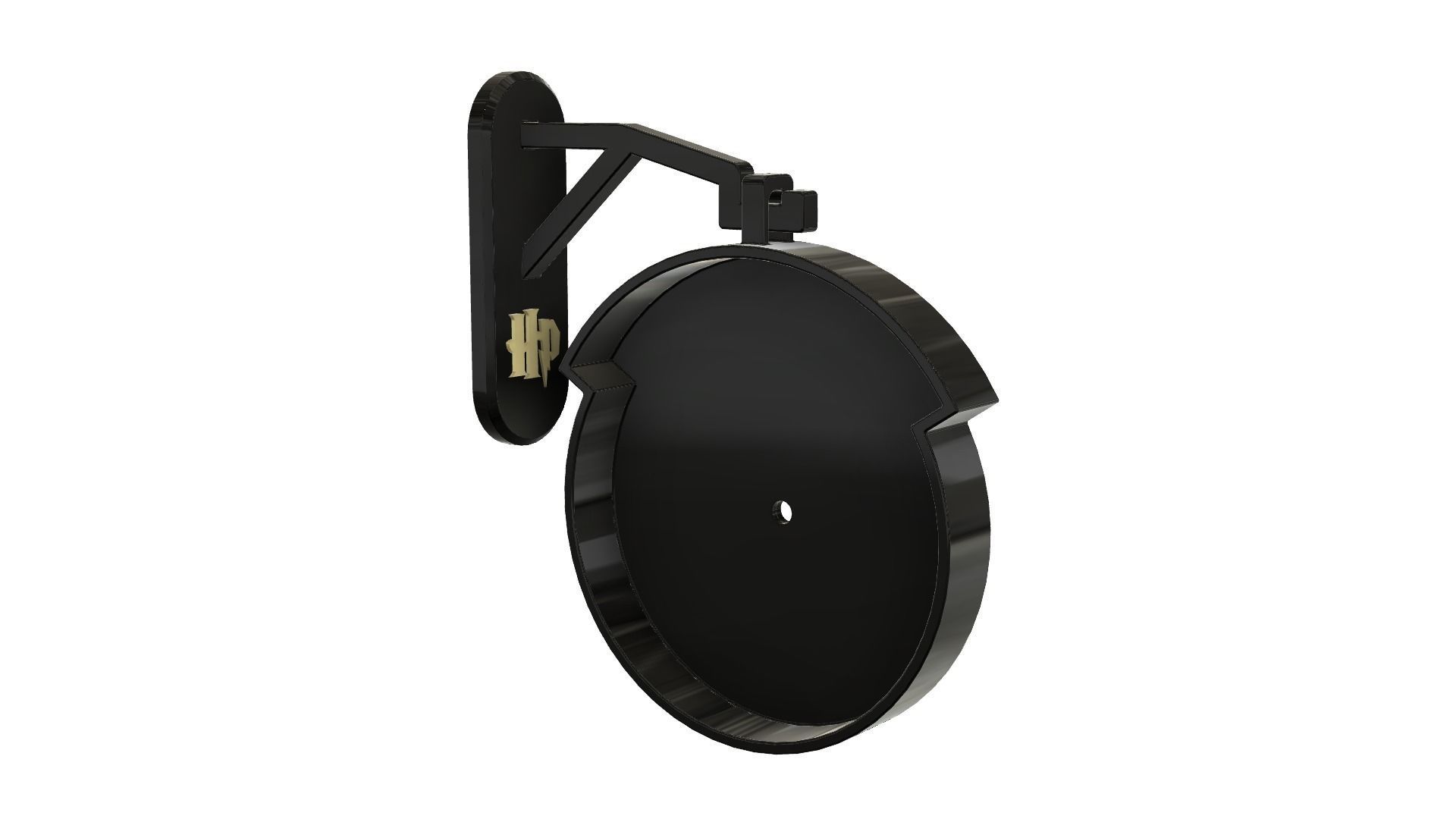 Harry Potter Wall Clock Platform 3D print model_2