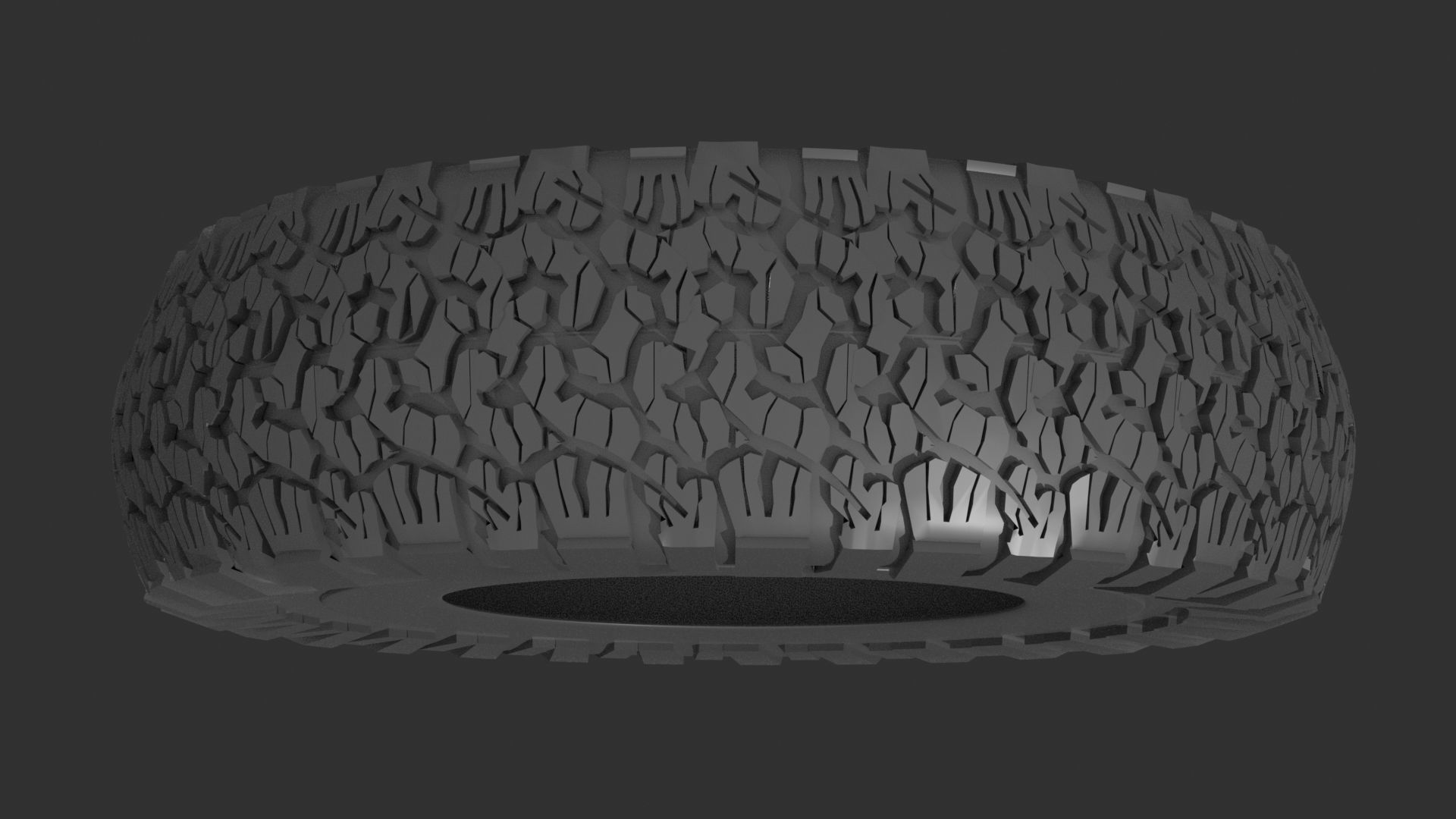 BF Goodrich AT KO2 Offroad Tire 3D Model 3D model in Modo 3D model_4