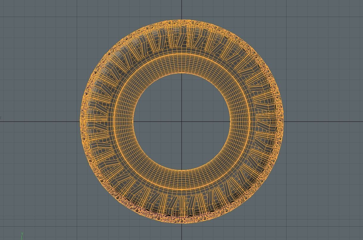 BF Goodrich AT KO2 Offroad Tire 3D Model 3D model in Modo 3D model_8