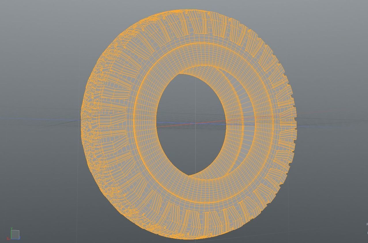 BF Goodrich AT KO2 Offroad Tire 3D Model 3D model in Modo 3D model_1