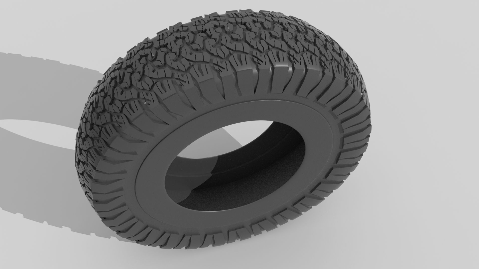 BF Goodrich AT KO2 Offroad Tire 3D Model 3D model in Modo 3D model_6
