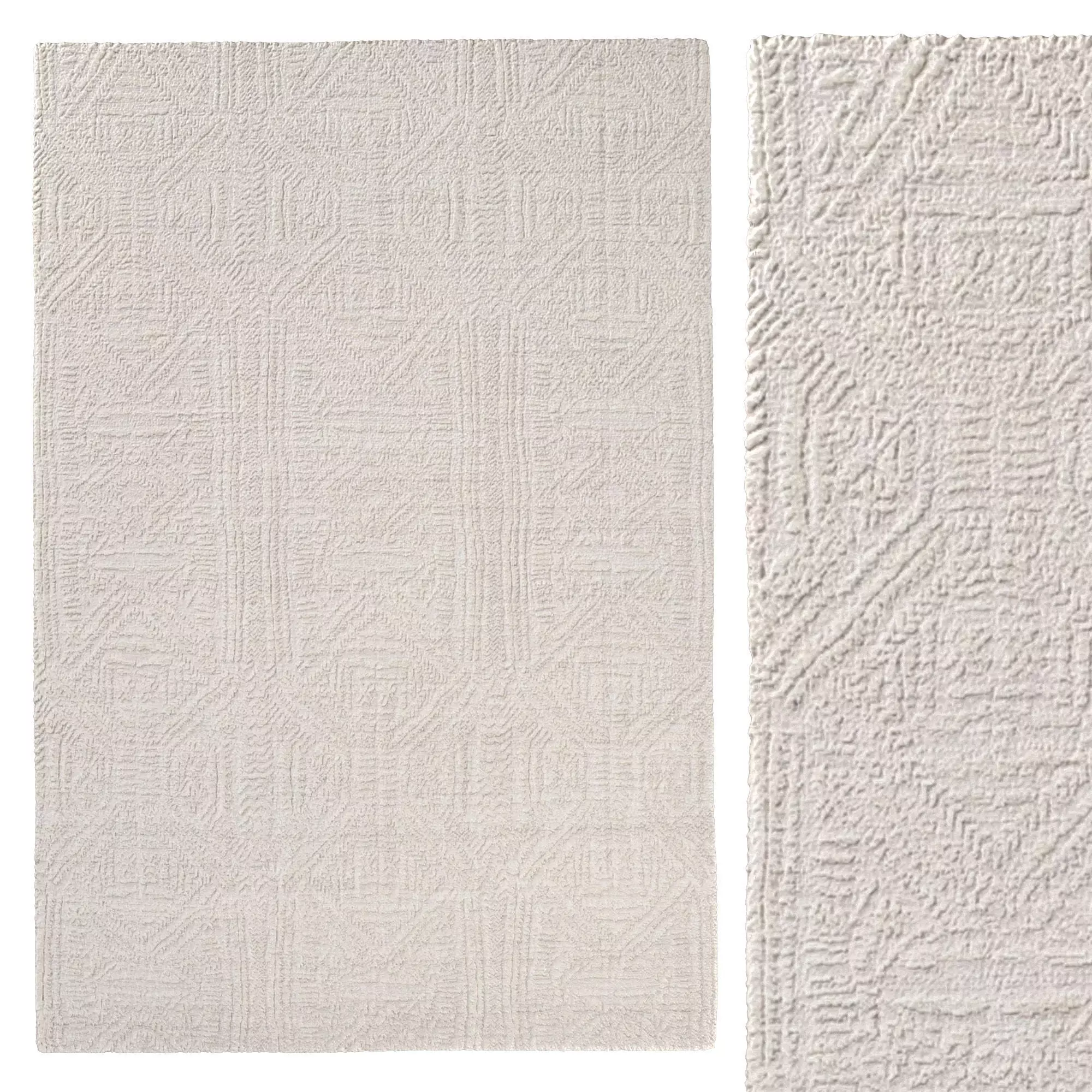 TALAL WOOL RUG 3D model_0