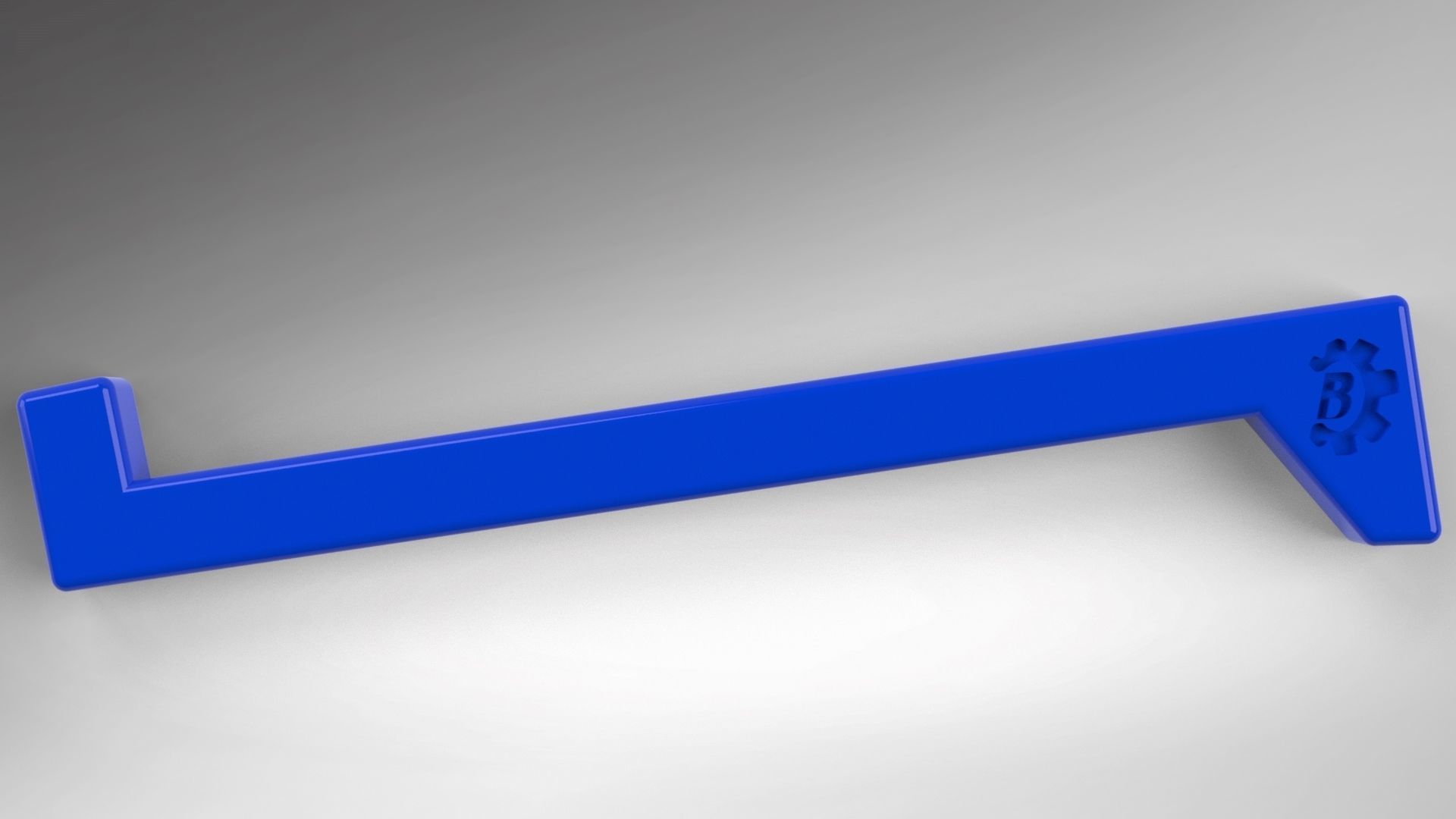 Laptop Stand 3D print model_3