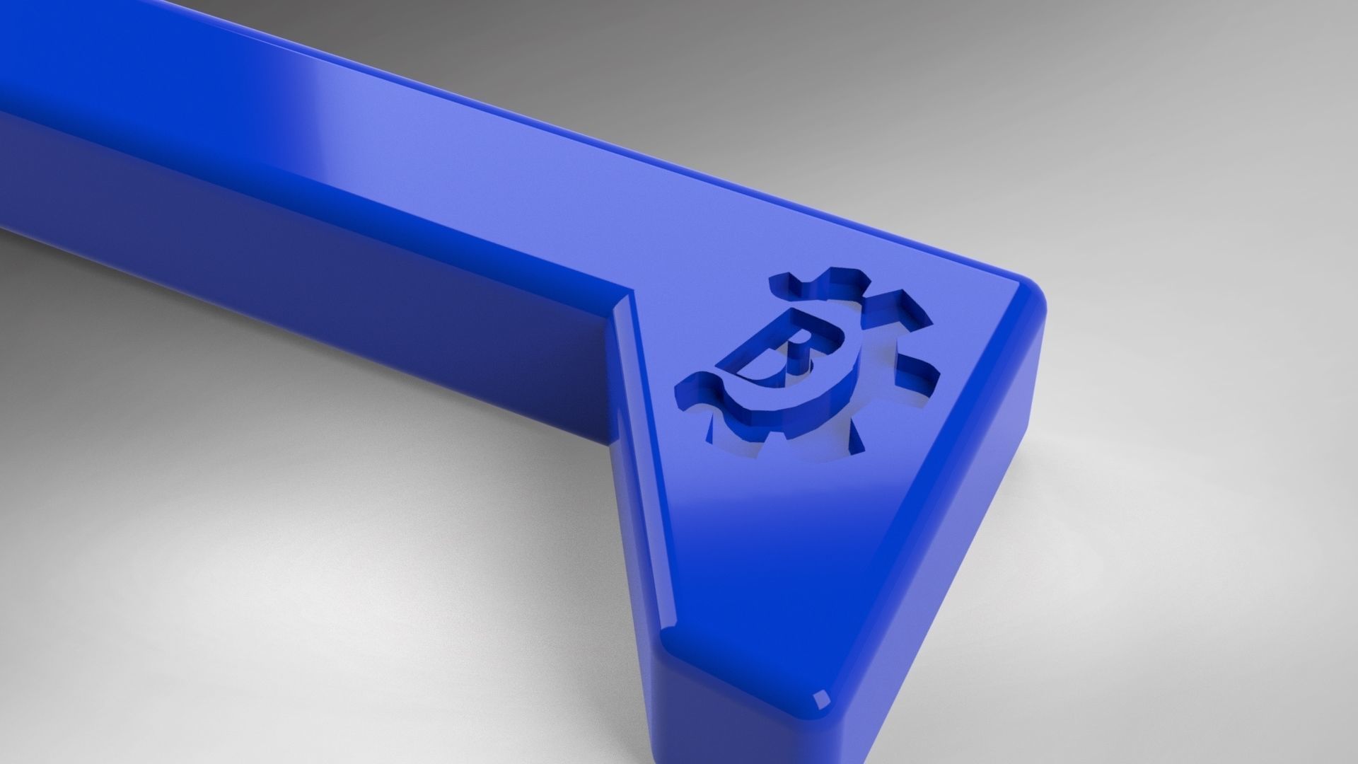Laptop Stand 3D print model_2