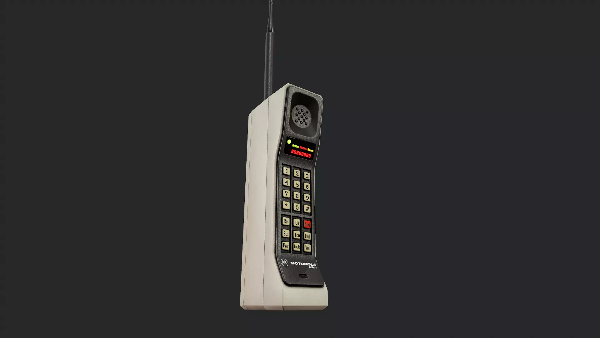 Brick Cellphone - Tutorial Included Low-poly 3D model_0