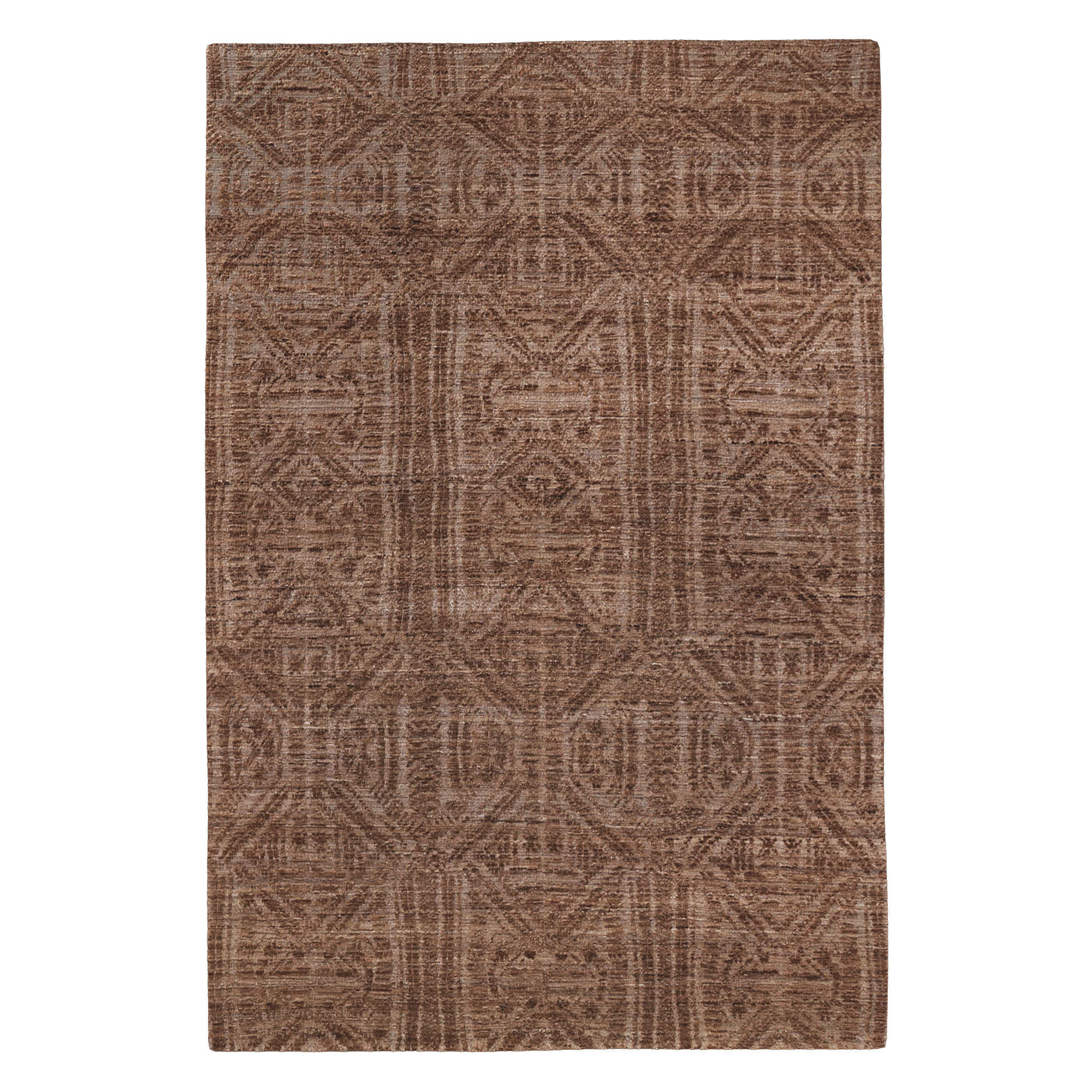 TALAL WOOL RUG burnt 3D model_3