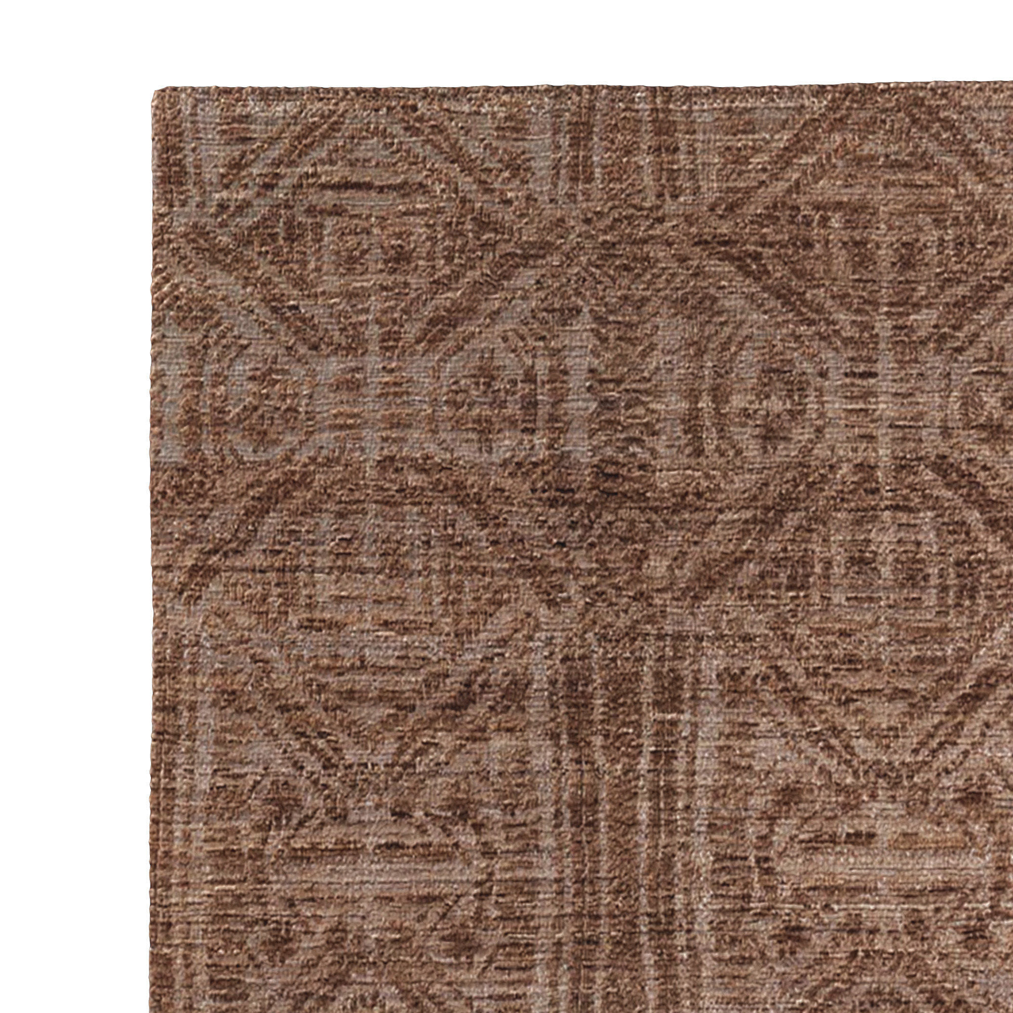 TALAL WOOL RUG burnt 3D model_4