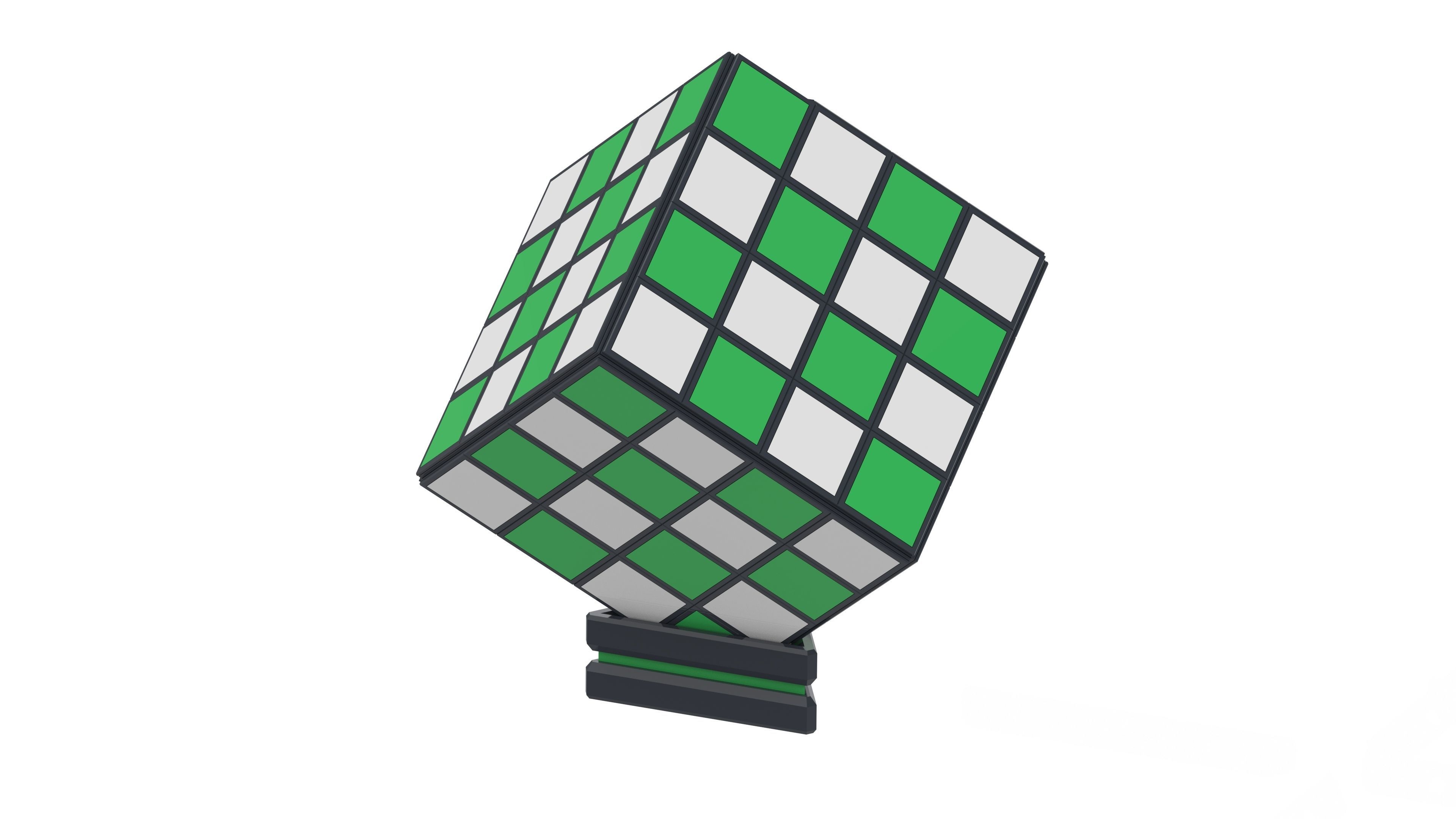 Cube Chess Board - Printable 3d model - STL files - Type 2 3D print model_3
