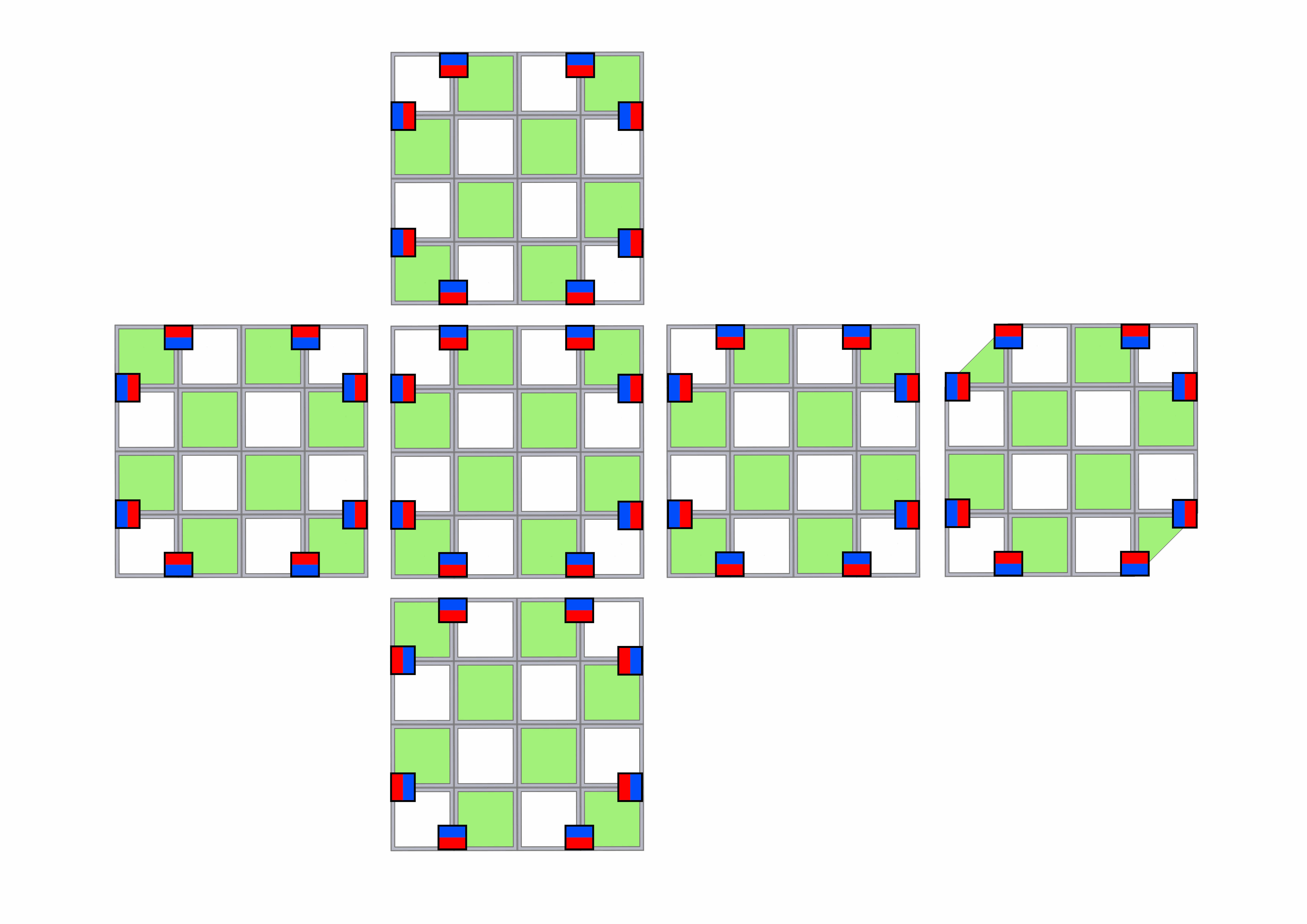 Cube Chess Board - Printable 3d model - STL files - Type 2 3D print model_24