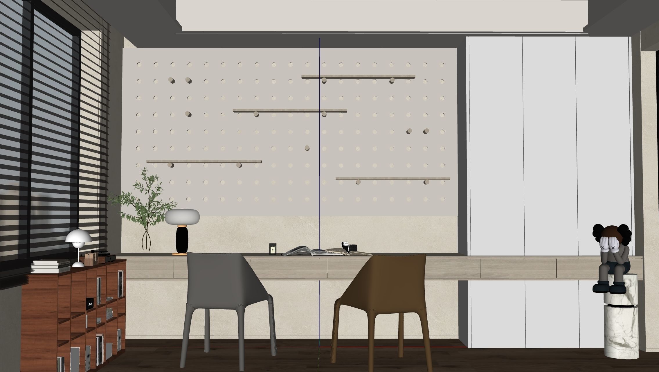 3D model of interior study 3D model_14