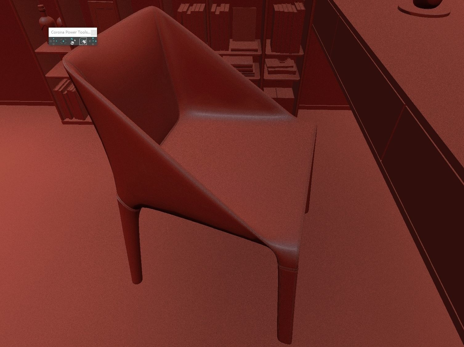 3D model of interior study 3D model_10