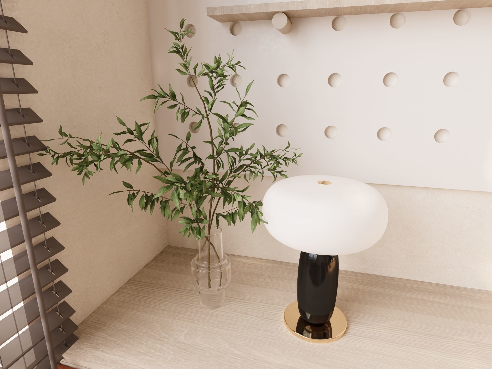 3D model of interior study 3D model_1