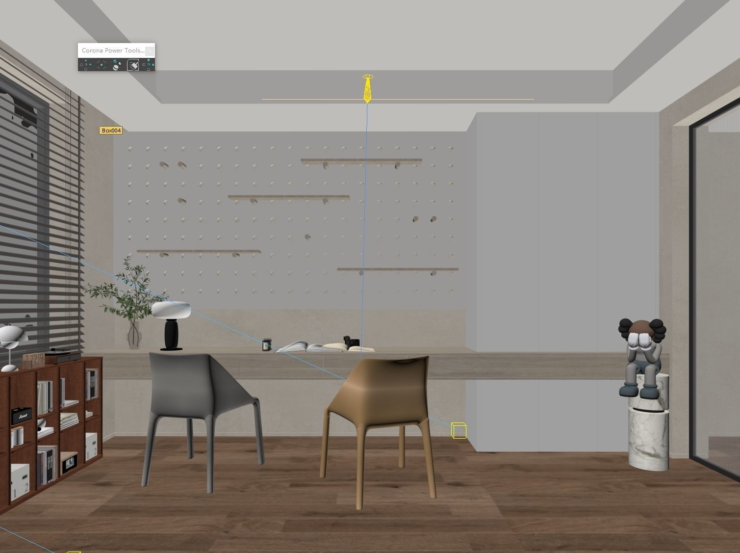 3D model of interior study 3D model_13