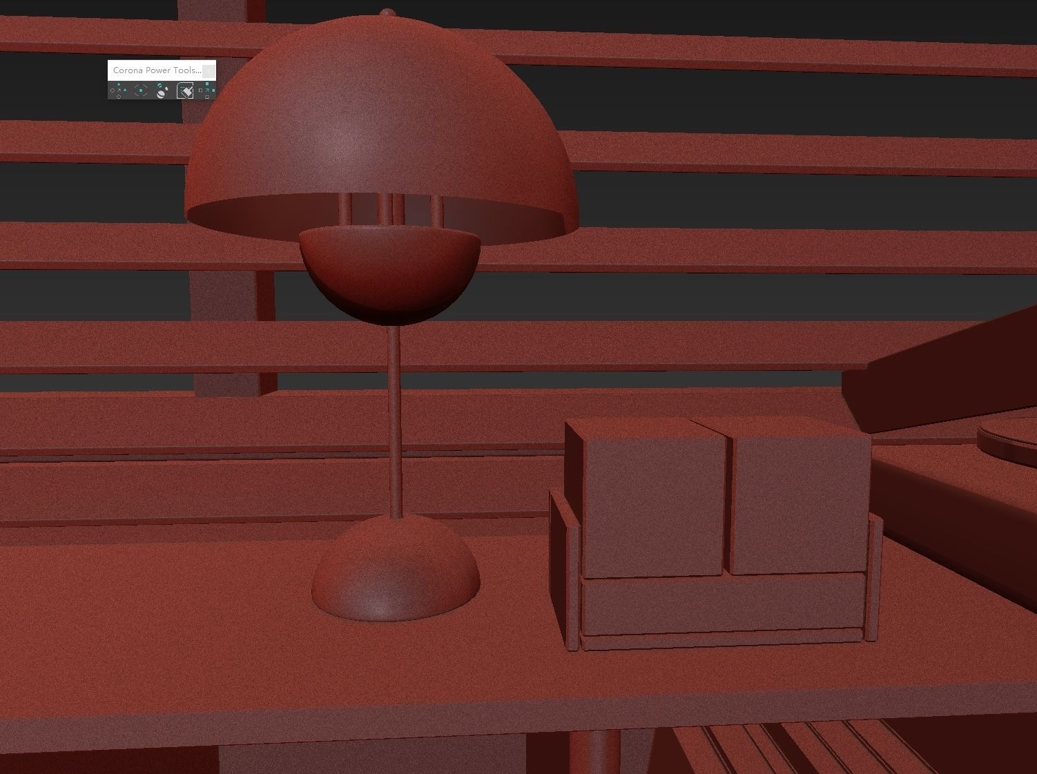 3D model of interior study 3D model_11