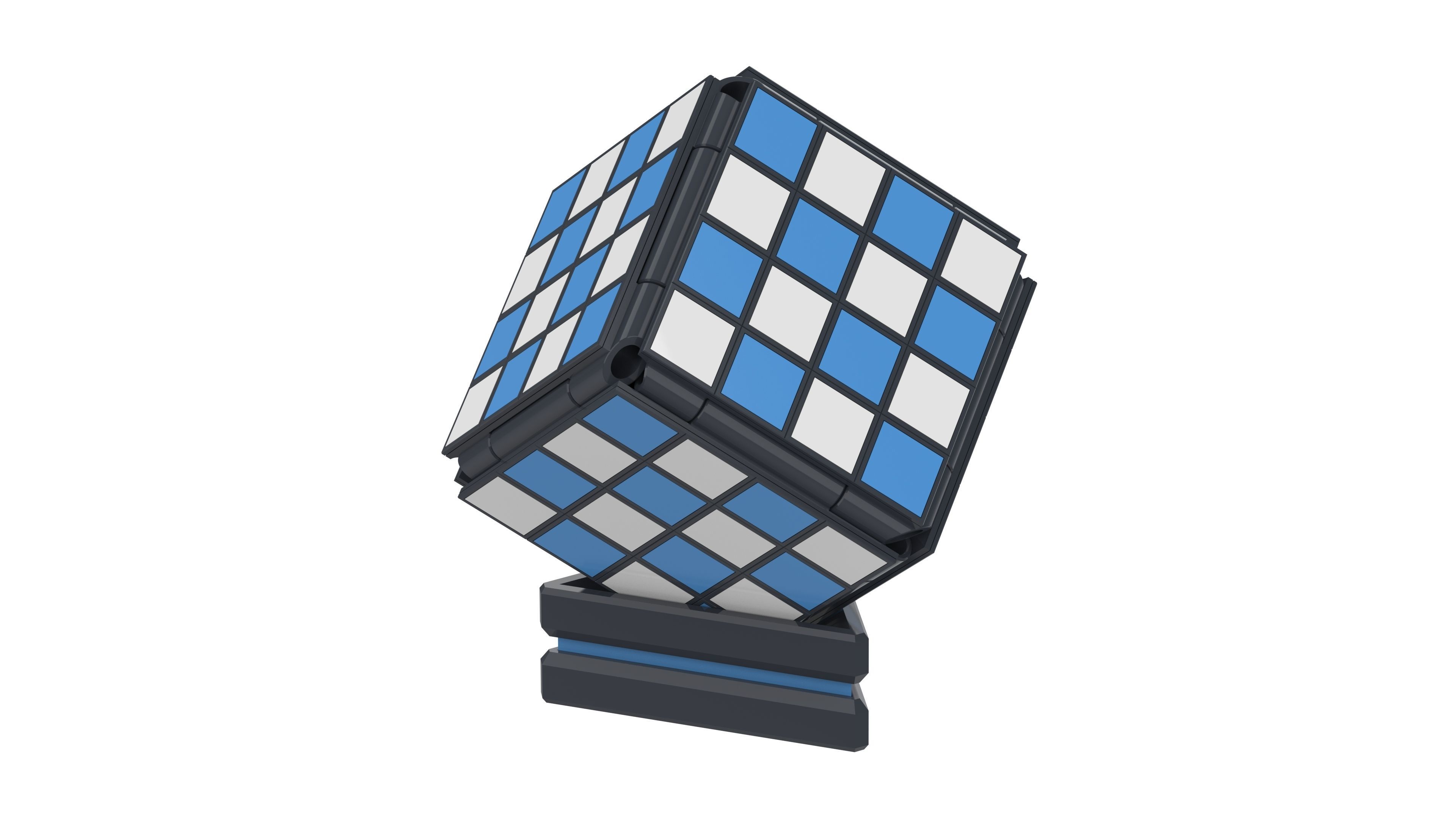 Cube Chess Board - Printable 3d model - STL files - Type 1 3D model 3D ...