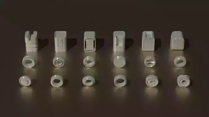 Kitbash sci fi object set - N13