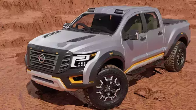 Nissan Titan Warrior 3D Model