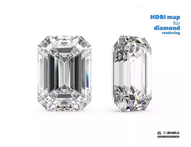 Jewelry HDRI Environment Map For Diamond 3D Rendering Vol2 3D model