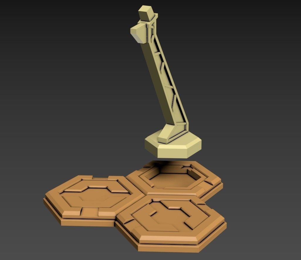 RXG-25 Combattroid 100mm Poseable 3D print model_5