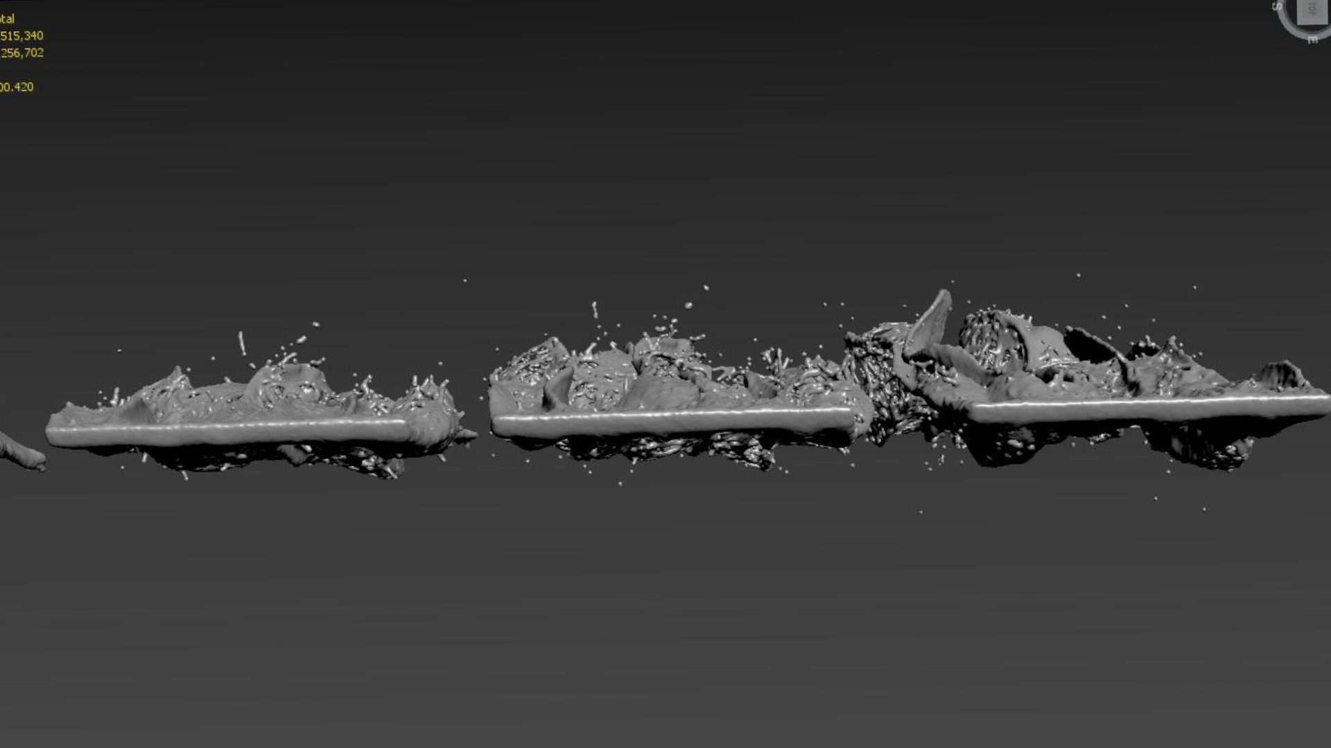 Waterfall Animation and 3D model 3D model_6