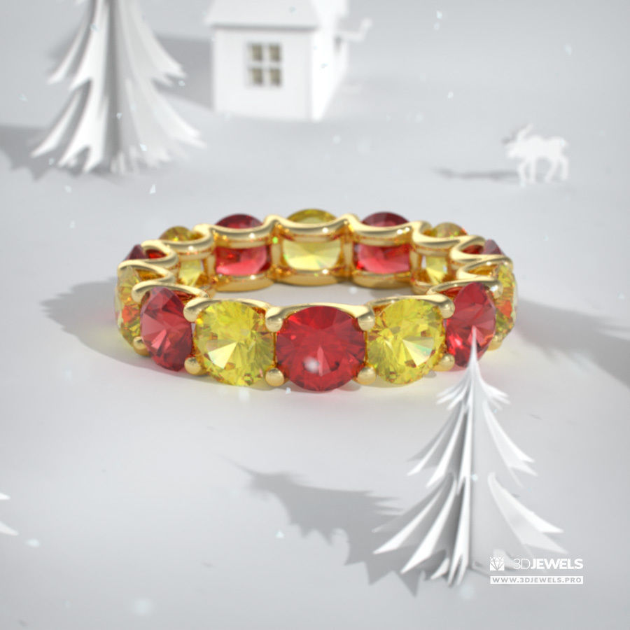 Winter Scene Setup for Jewelry Rendering with KeyShot 3D model_7