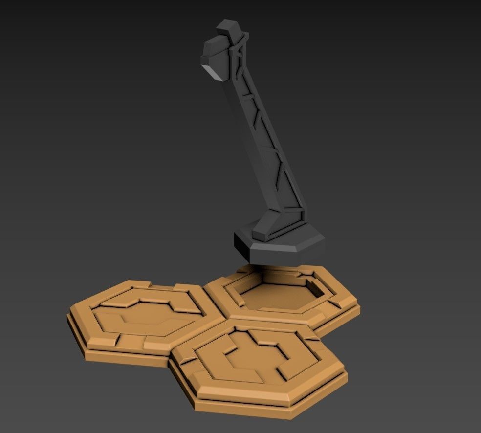 RXG-25 Tadpole Poseable 15mm Scale 3D print model_6