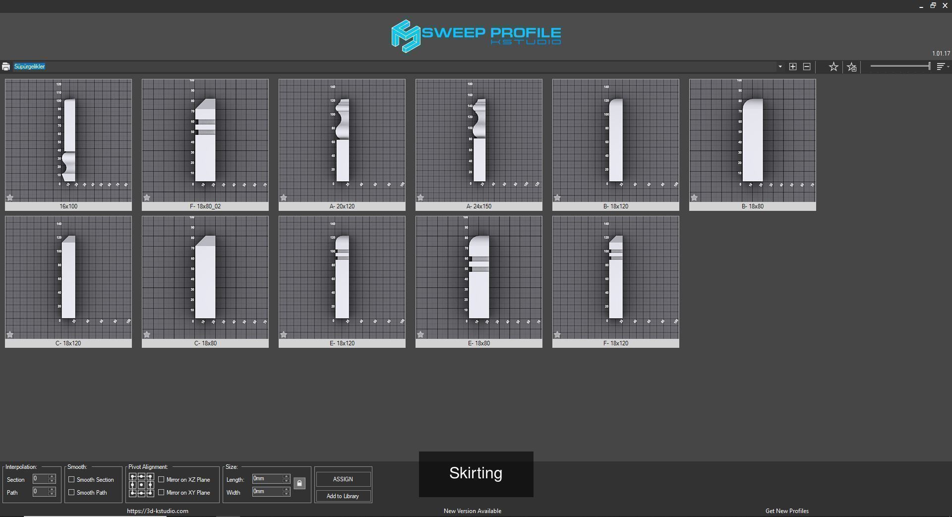 Profile Drawings 3D Model Collection_8
