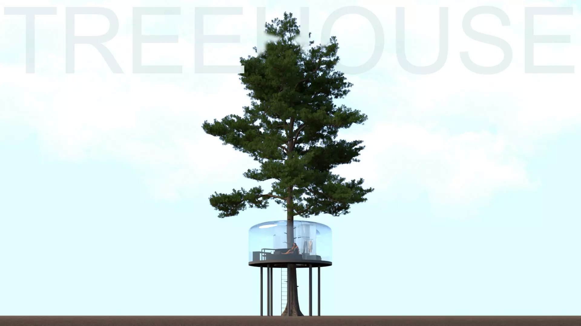 Treehouse 3D model_0