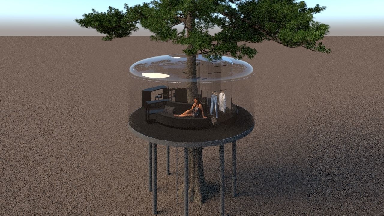 Treehouse 3D model_5