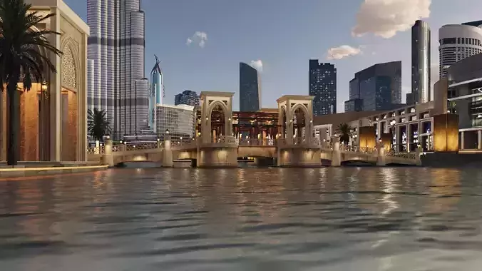 Dubai downtown - detailed
