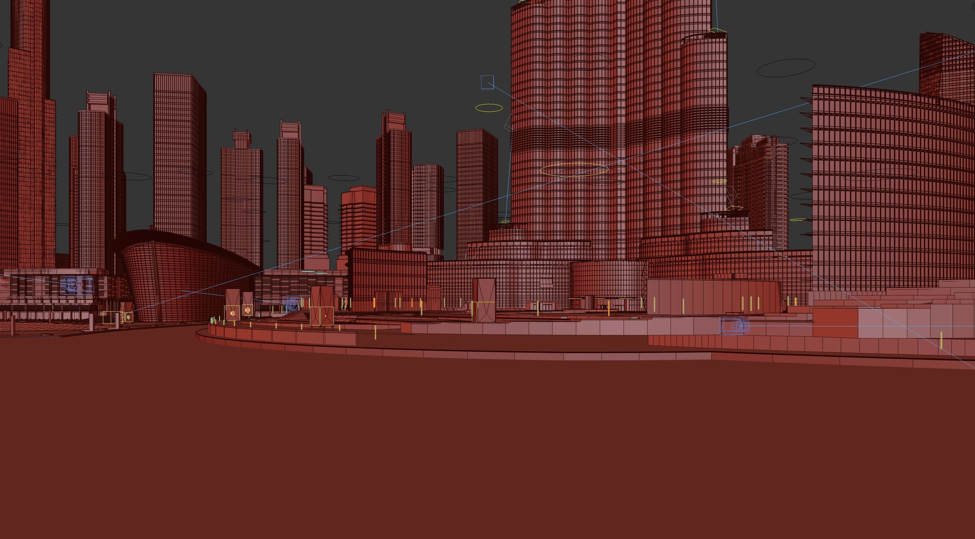 Dubai downtown - detailed 3D model_15