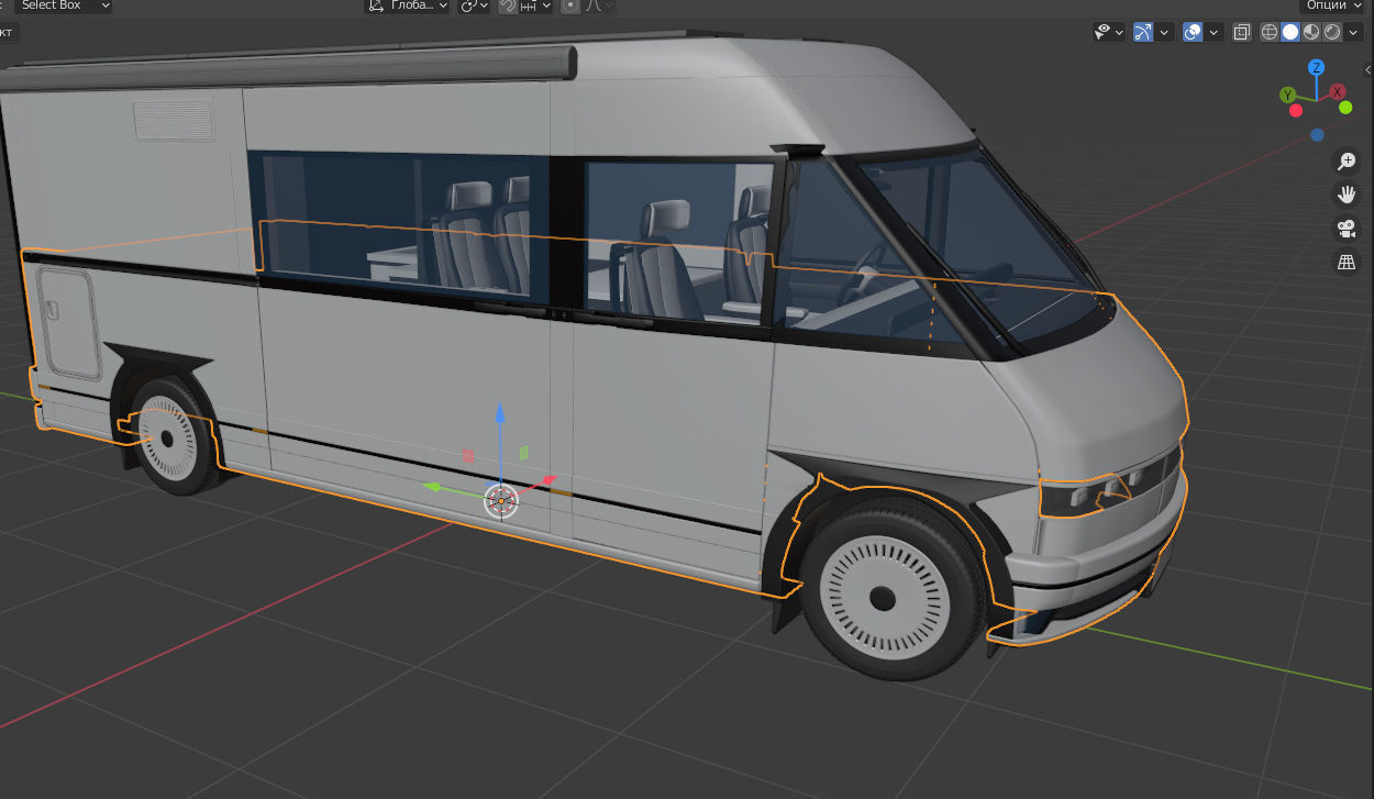Motorhome Prototype EV 3D model_31