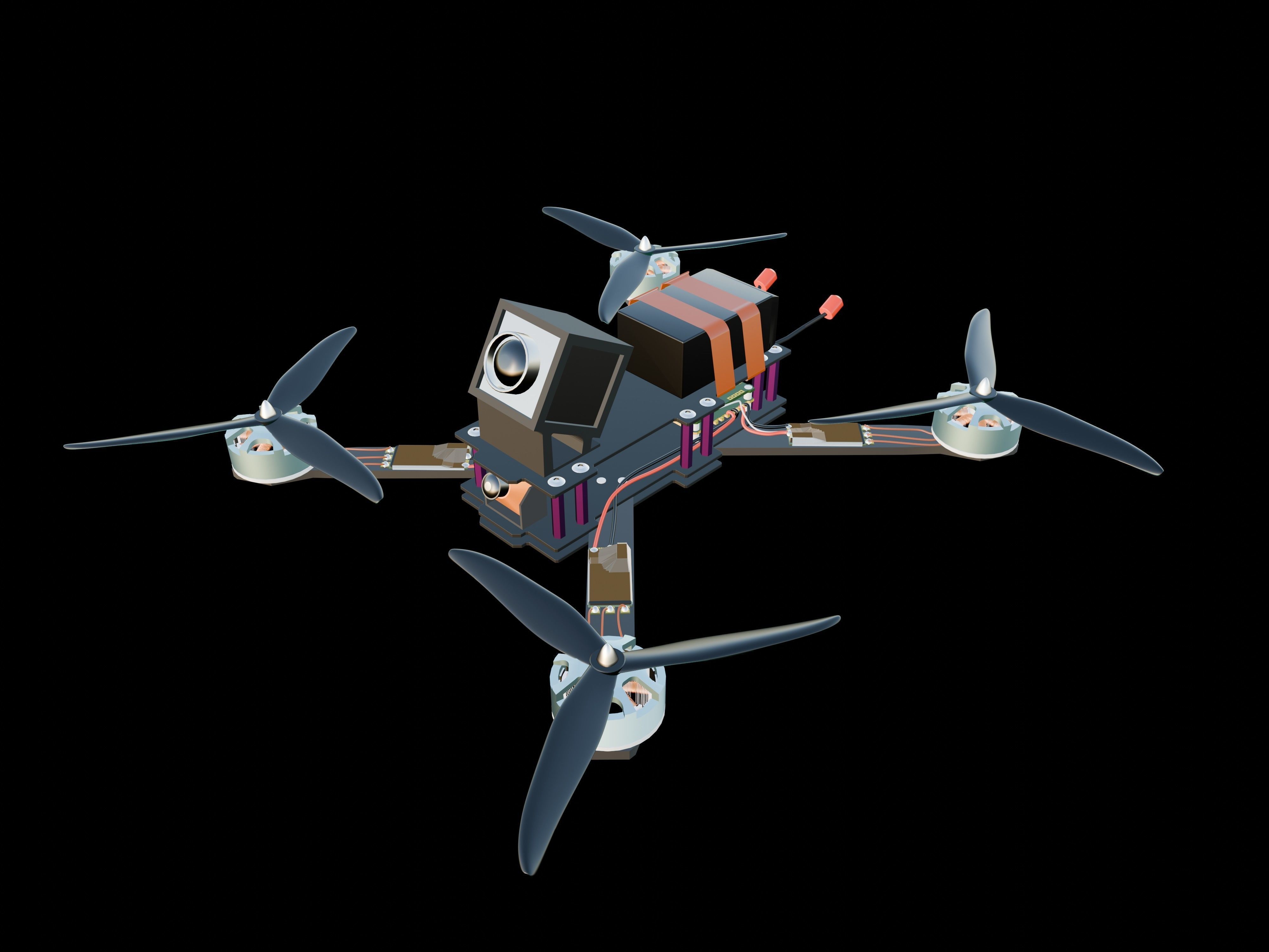 FPV DRONE - GENERIC 3D model_2