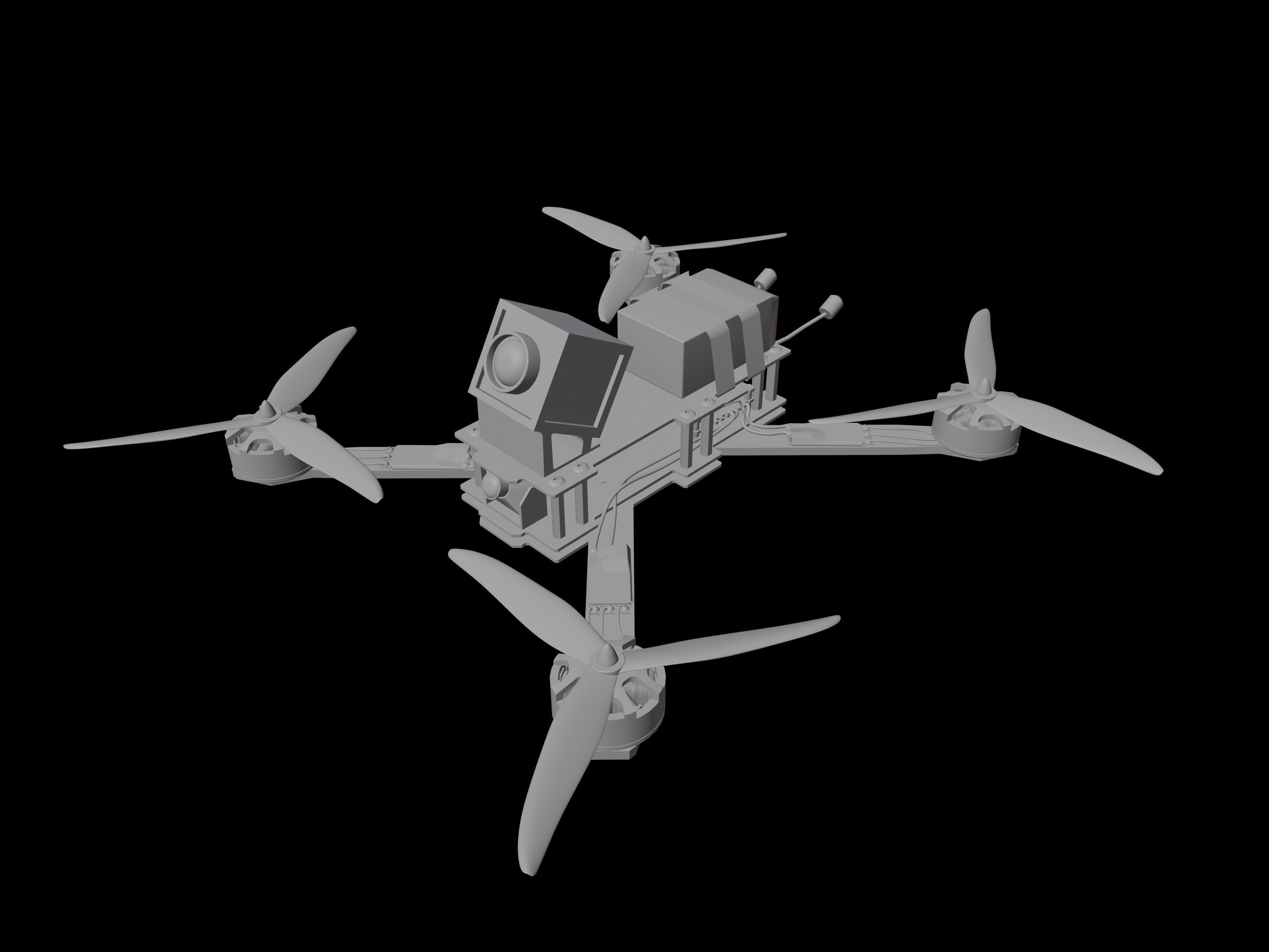 FPV DRONE - GENERIC 3D model_3