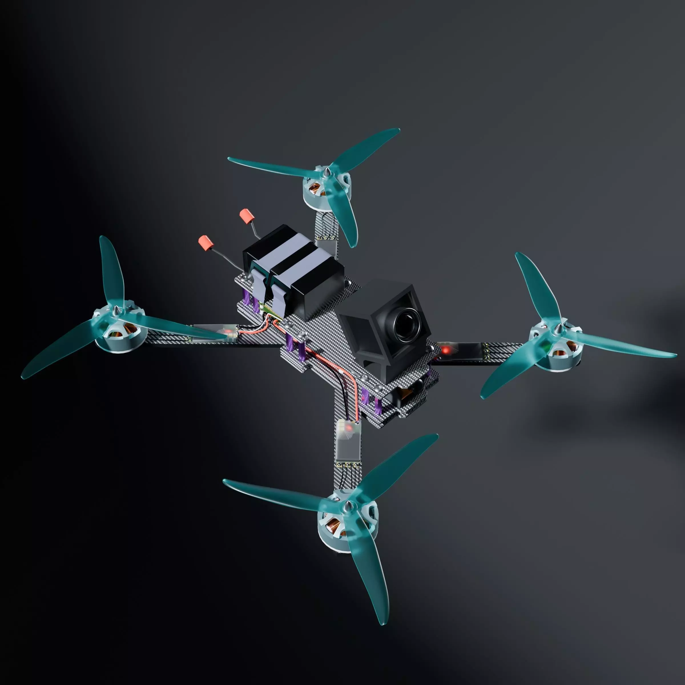 FPV DRONE - GENERIC 3D model_0