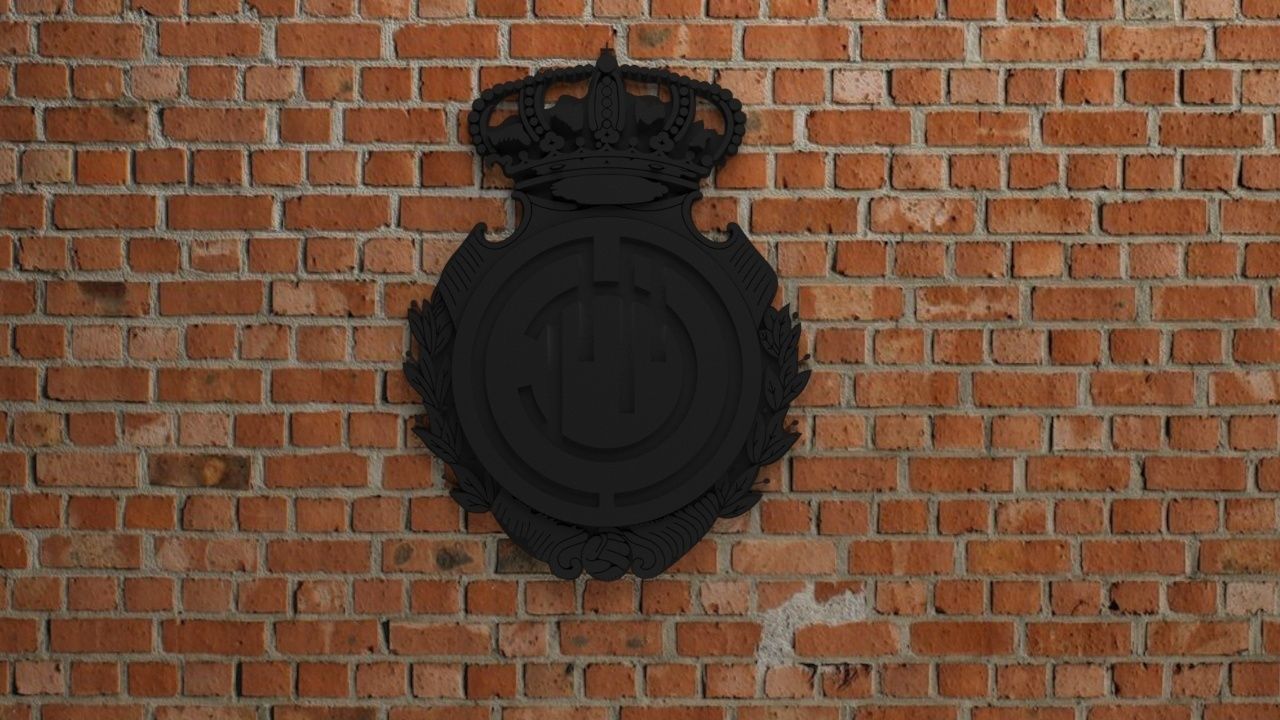 RCD Mallorca Logo 3D print model_1