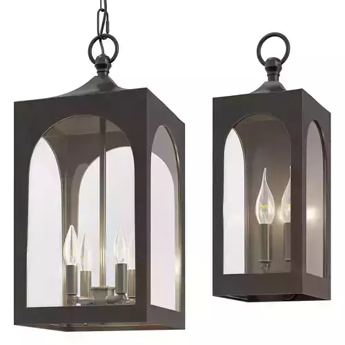 Potterybarn Caleb handmade lantern and sconce
