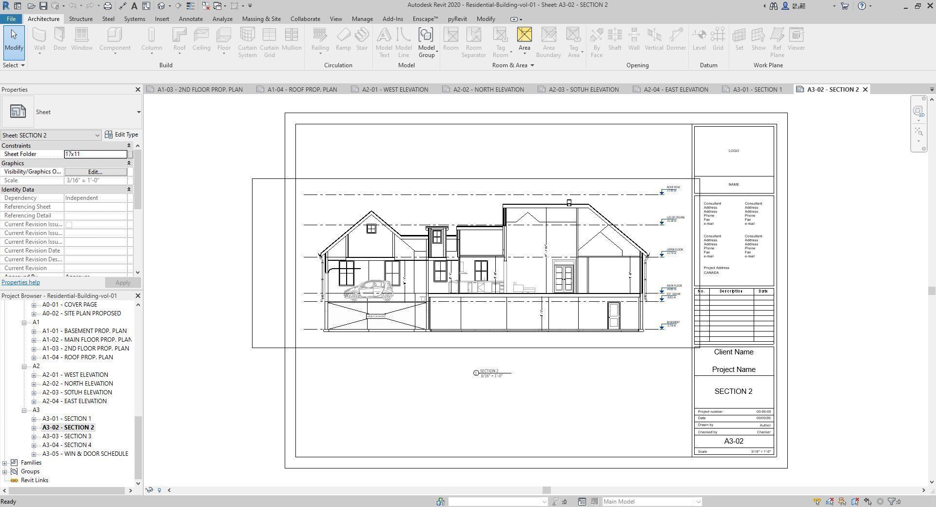 Residential-Building-vol-01-Plan Low-poly 3D model_19