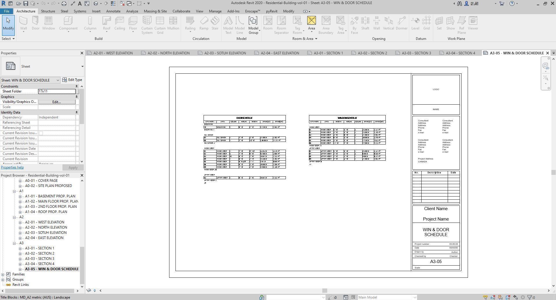 Residential-Building-vol-01-Plan Low-poly 3D model_22