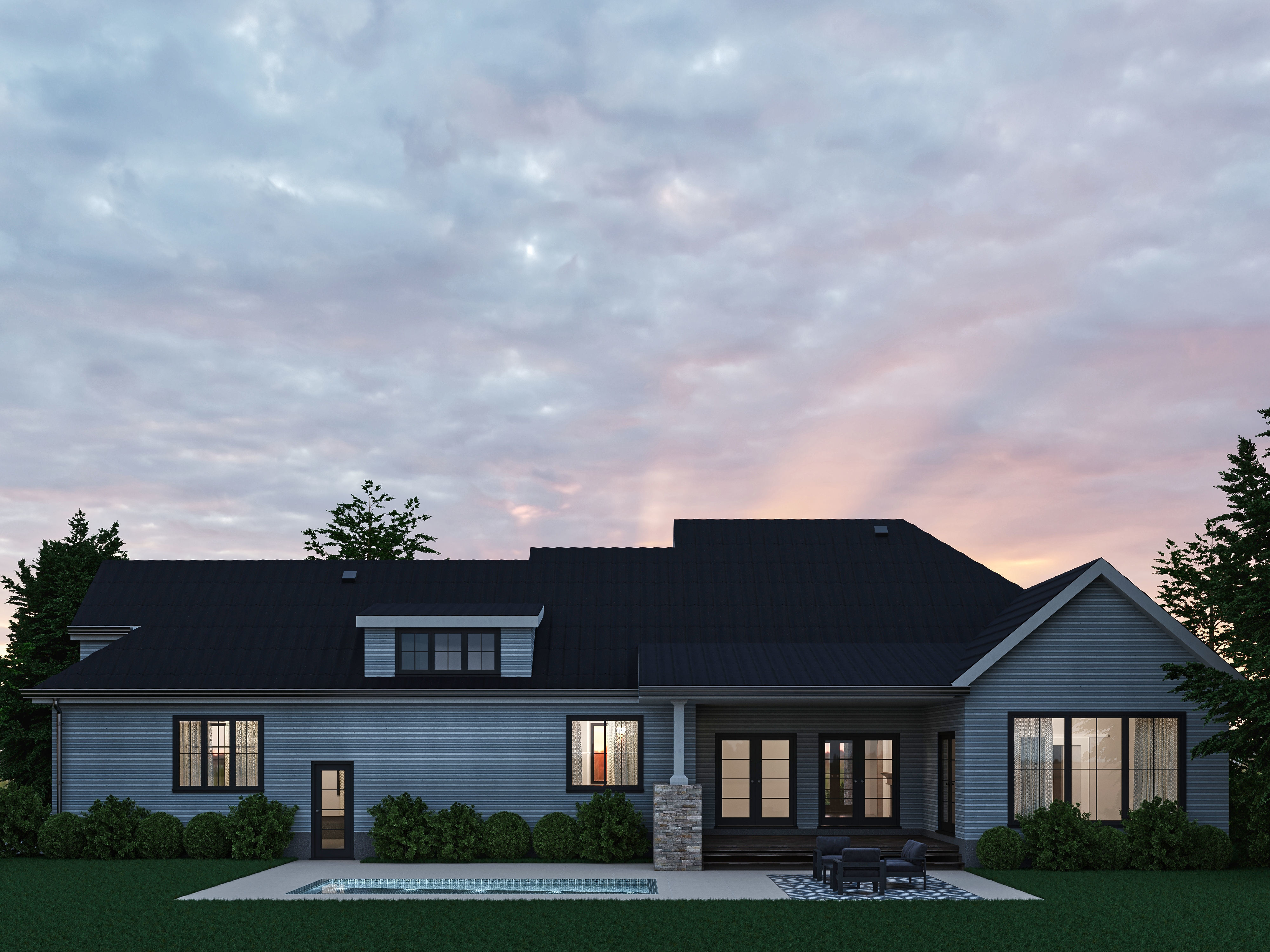 Residential-Building-vol-01-Plan Low-poly 3D model_4